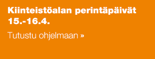 Kiinteistöalan perintäpäivät 15.-16.4. Tutustu ohjelmaan