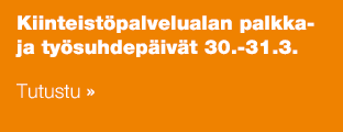Kiinteistöpalvelualan palkka- ja työsuhdepäivät 30.-31.3.