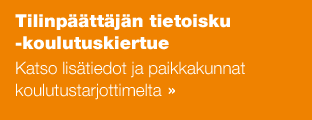 Tilinpäättäjän tietoisku -koulutuskiertue - Katso lisätiedot ja paikkakunnat koulutustarjottimelta