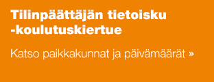 Tilinpäättäjän tietoisku -koulutuskiertue
