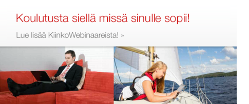Koulutusta siellä missä sinulle sopii! 